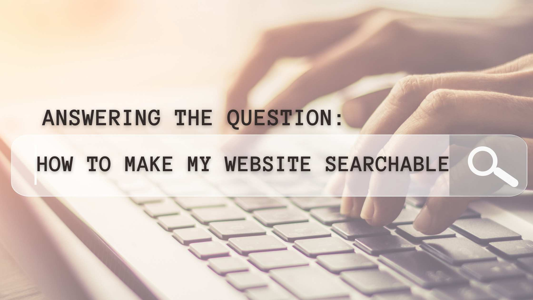 A Guide On How To Make My Website Searchable A Guide On How To Make My Website Searchable